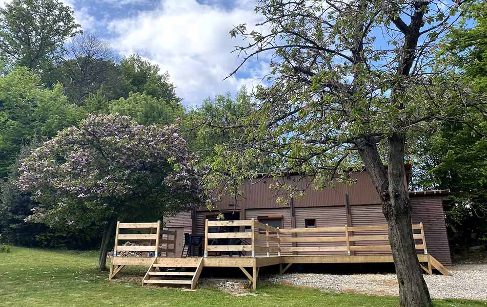 Chaque chalet a son jardin privatif sans vis-à-vis